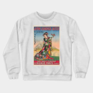 Japan Kananga Water Vintage Poster 1906 Crewneck Sweatshirt